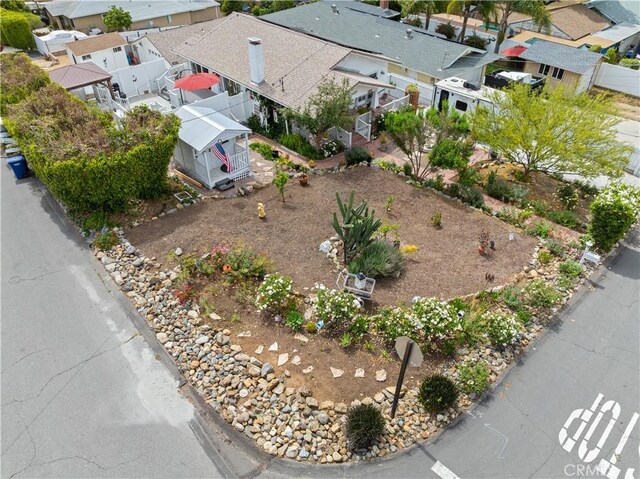 206 S Wisconsin St, Fallbrook, CA 92028 - aerial perspective of suburban area
