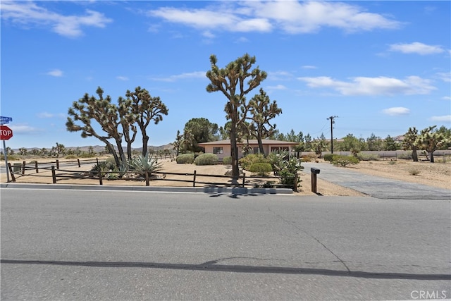 56287 Navajo Trl, Yucca Valley, CA 92284 - view of street with traffic signs