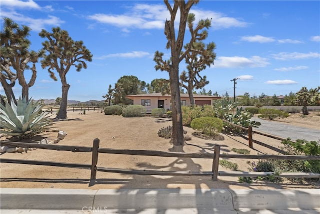 56287 Navajo Trl, Yucca Valley, CA 92284 - view of ranch-style house