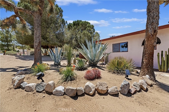 56287 Navajo Trl, Yucca Valley, CA 92284 - view of front of property with stucco siding