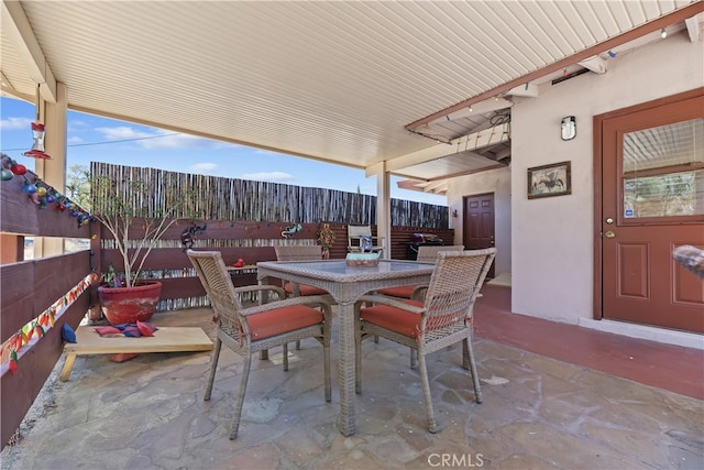56287 Navajo Trl, Yucca Valley, CA 92284 - view of patio / terrace featuring outdoor dining space