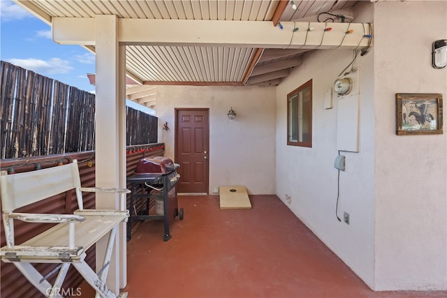 56287 Navajo Trl, Yucca Valley, CA 92284 - view of patio / terrace with area for grilling