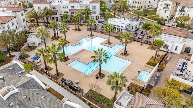 5261 Beachfront Cove St # 174, San Diego, CA 92154 - bird's eye view of a pool