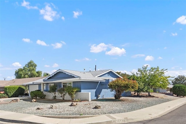 25781 Interlechen Dr, Menifee, CA 92586 - ranch-style house featuring an attached garage