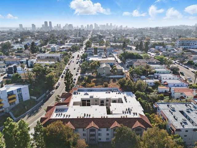 3078 Broadway Unit 210, San Diego, CA 92102 - aerial view of property and surrounding area with skyline