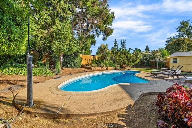 225 W 12th St, Chico, CA 95928 - view of pool with a patio and an outdoor structure
