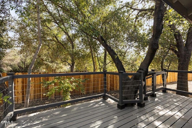 1068 Cuyama Rd, Ojai, CA 93023 - view of wooden terrace