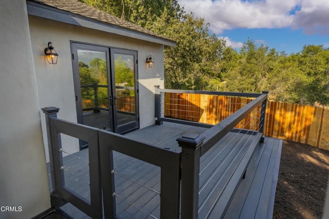 1068 Cuyama Rd, Ojai, CA 93023 - deck featuring french doors