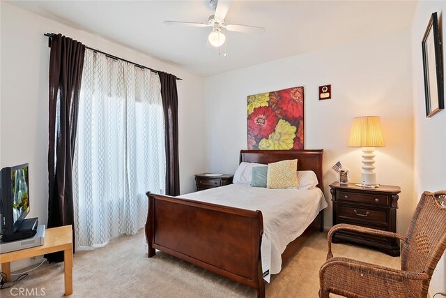 11884 Mariposa Bay Ln, Porter Ranch, CA 91326 - bedroom featuring carpet floors and ceiling fan