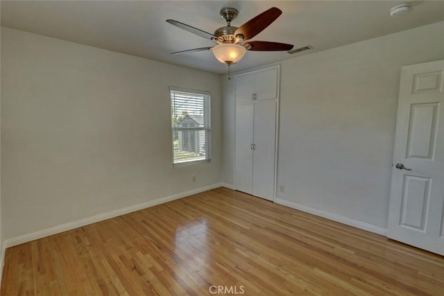 122 S Lime St, Orange, CA 92868 - unfurnished room featuring a smoke detector, light wood-style floors, and baseboards