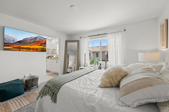35180 Grove Trl, Fallbrook, CA 92028 - carpeted bedroom featuring baseboards and ensuite bathroom