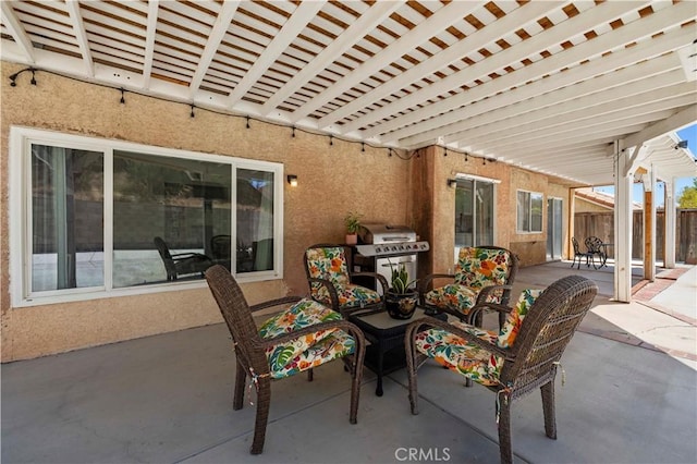 3314 Sandstone Ct, Palmdale, CA 93551 - view of patio featuring a grill