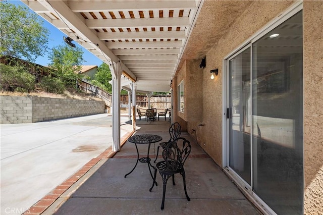 3314 Sandstone Ct, Palmdale, CA 93551 - fenced backyard with a patio and outdoor dining area