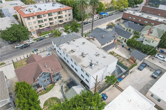 957 S Gramercy Dr Unit 105, Los Angeles, CA 90019 - drone / aerial view