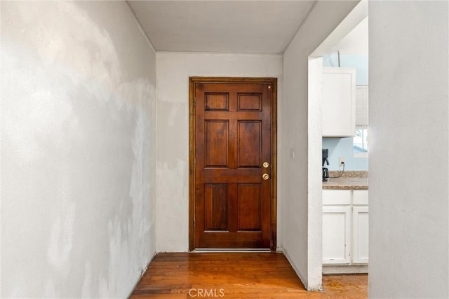 1524 Keko St, Oroville, CA 95965 - doorway to outside with light wood-style floors