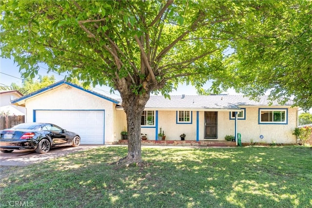 1524 Keko St, Oroville, CA 95965 - ranch-style house with a garage, stucco siding, and driveway