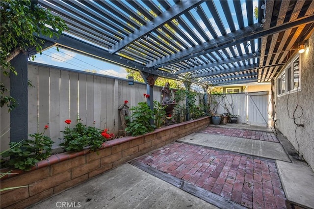 2365 Sommerset Dr, Brea, CA 92821 - fenced backyard with a patio area and a pergola