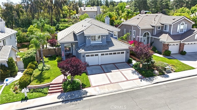 27324 Chesterfield Dr, Valencia, CA 91354 - aerial view of a tree filled landscape