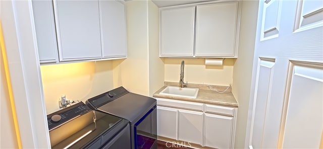 27324 Chesterfield Dr, Valencia, CA 91354 - laundry area with washer and dryer and cabinet space