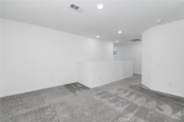 7453 Jersey St, Chino, CA 91708 - carpeted empty room featuring recessed lighting, baseboards, and a smoke detector