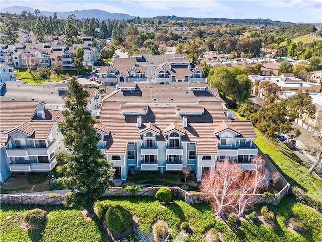 26873 Claudette St Unit 112, Canyon Country, CA 91351 - aerial view of residential area featuring a mountainous background