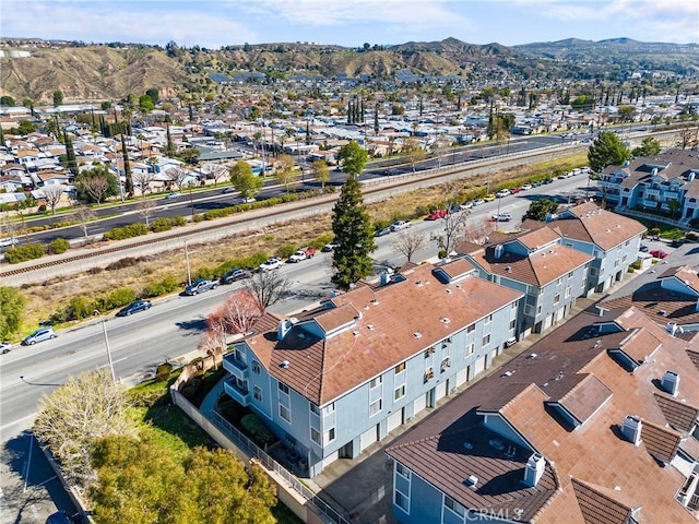26873 Claudette St Unit 112, Canyon Country, CA 91351 - aerial view of residential area featuring mountains