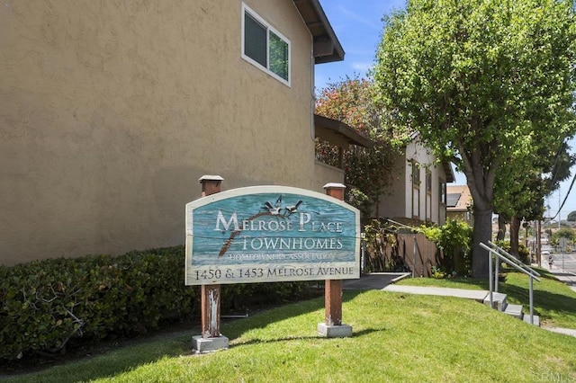 1450 Melrose Ave Unit 25, Chula Vista, CA 91911 - community sign featuring a yard