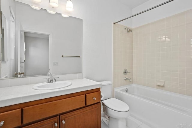 2386 Lapis Rd, Carlsbad, CA 92009 - full bath featuring toilet, vanity, and bathing tub / shower combination