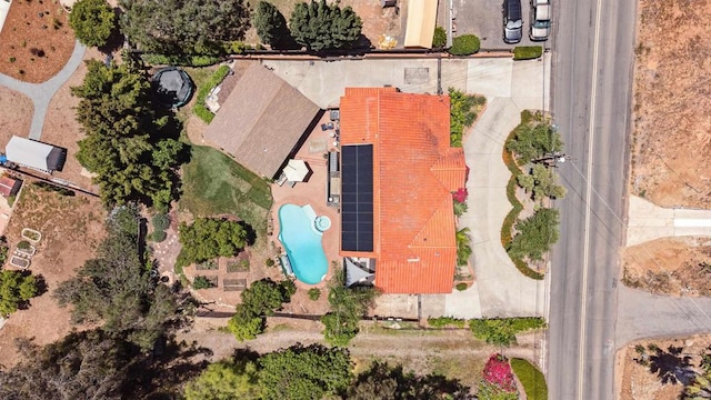 10509 Challenge Blvd, La Mesa, CA 91941 - drone / aerial view of a pool