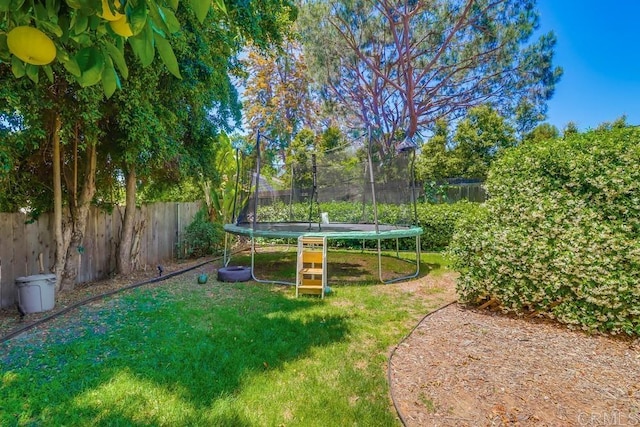 10509 Challenge Blvd, La Mesa, CA 91941 - view of yard with a trampoline