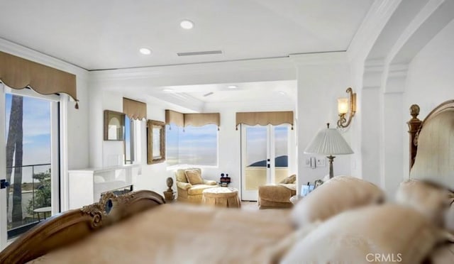 8 Saint Tropez, Laguna Niguel, CA 92677 - bedroom with crown molding and recessed lighting