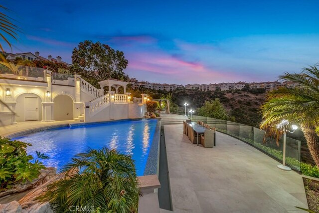 8 Saint Tropez, Laguna Niguel, CA 92677 - view of pool with stairs and a patio