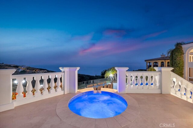 8 Saint Tropez, Laguna Niguel, CA 92677 - view of swimming pool featuring an in-ground hot tub