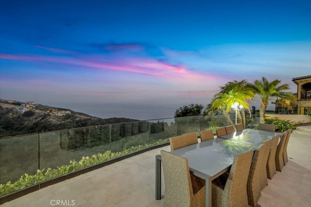 8 Saint Tropez, Laguna Niguel, CA 92677 - view of patio terrace at dusk
