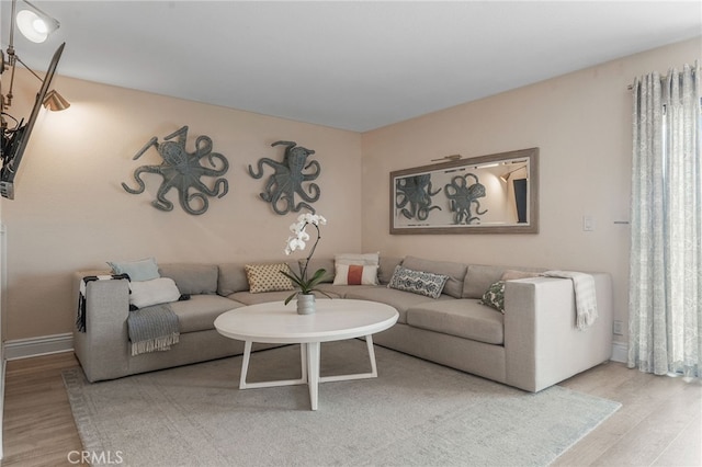 700 Esplanade Unit 9, Redondo Beach, CA 90277 - living room with wood finished floors and baseboards