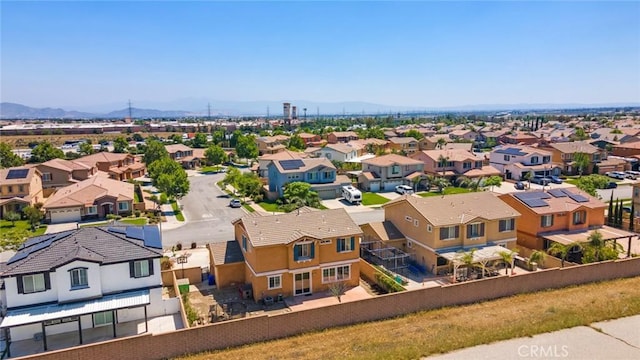 15190 Fox Ridge Dr, Fontana, CA 92336 - aerial perspective of suburban area featuring a mountainous background