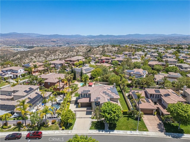 26865 Grey Pl, Stevenson Ranch, CA 91381 - aerial perspective of suburban area with a mountain backdrop