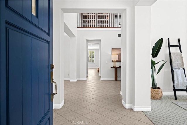 26865 Grey Pl, Stevenson Ranch, CA 91381 - foyer featuring baseboards and light tile patterned floors