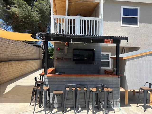 25886 Faircrest Cir, Hemet, CA 92544 - view of patio featuring a balcony