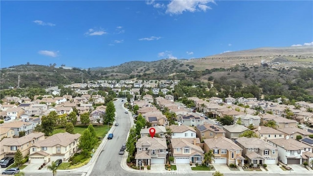 3667 Hawks Dr, Brea, CA 92823 - aerial view of residential area with mountains