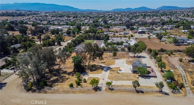 36055 Maddalena Rd, Winchester, CA 92596 - aerial view of property and surrounding area featuring a mountainous background