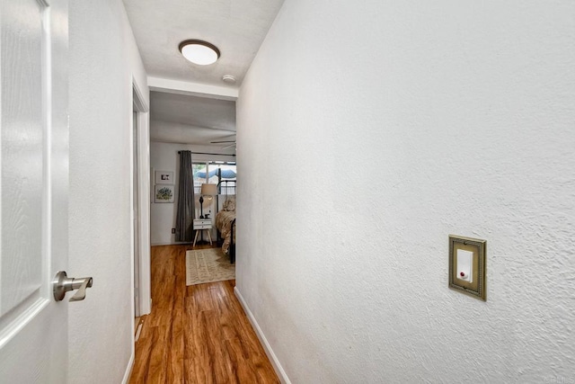 1807 Calle Sinaloa, Vista, CA 92084 - corridor with wood finished floors and baseboards