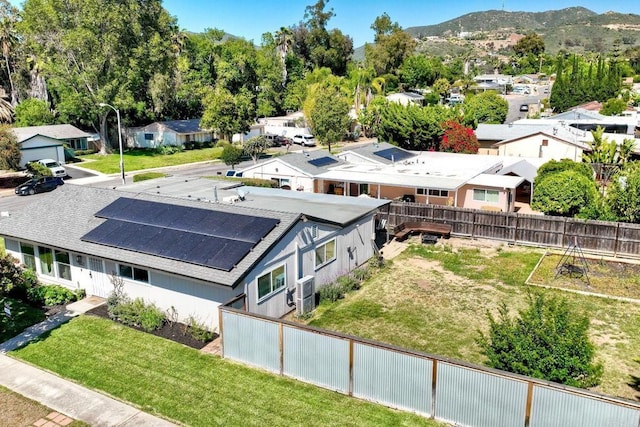 1807 Calle Sinaloa, Vista, CA 92084 - aerial perspective of suburban area featuring a mountain backdrop