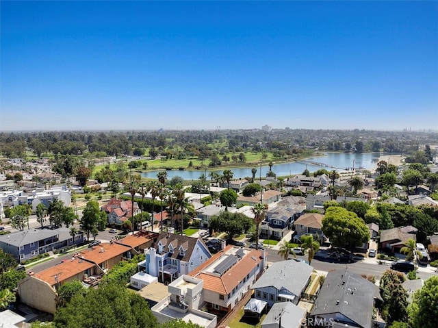 377 Roycroft Ave, Long Beach, CA 90814 - aerial perspective of suburban area with a nearby body of water