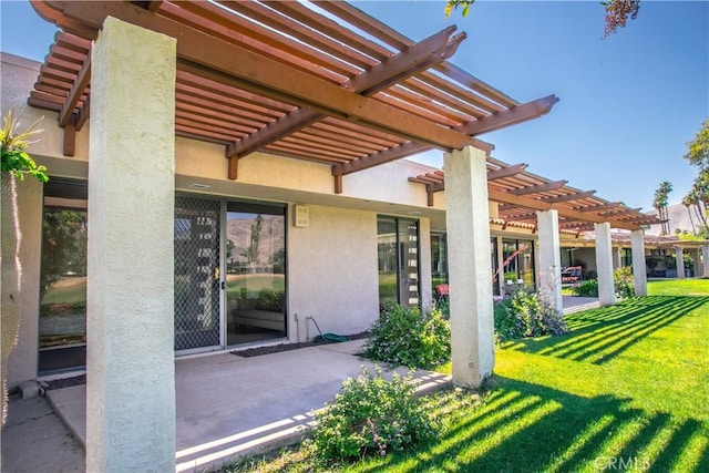 171 Yale Dr, Rancho Mirage, CA 92270 - view of patio / terrace with a pergola