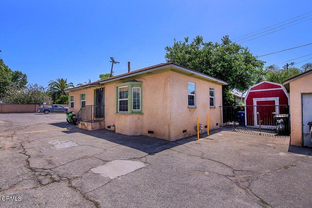 12528 Bradley Ave, Los Angeles, CA 91342 - view of front of property with crawl space and stucco siding