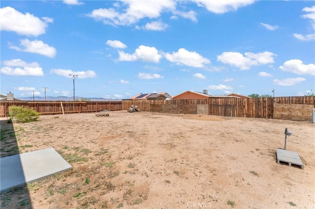 7841 Fernwood Ave, California City, CA 93505 - view of fenced backyard