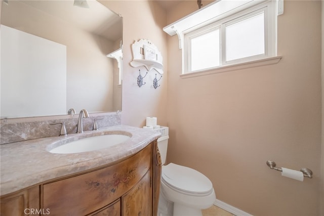 2619 S Castle Harbour Ave, Ontario, CA 91761 - half bathroom featuring toilet and vanity