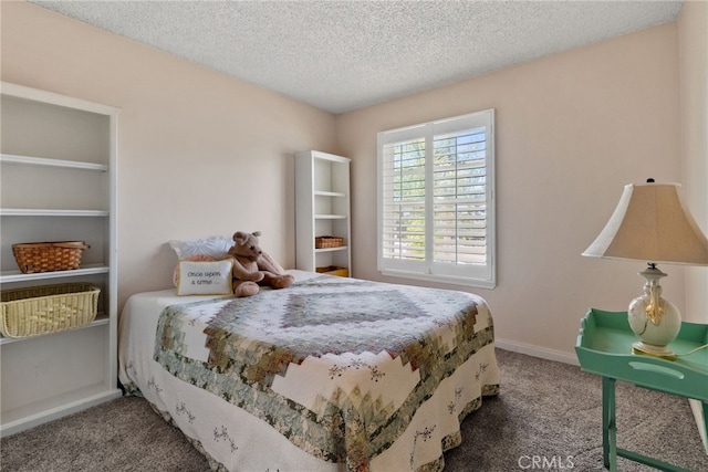 2619 S Castle Harbour Ave, Ontario, CA 91761 - bedroom featuring carpet floors, a textured ceiling, and baseboards