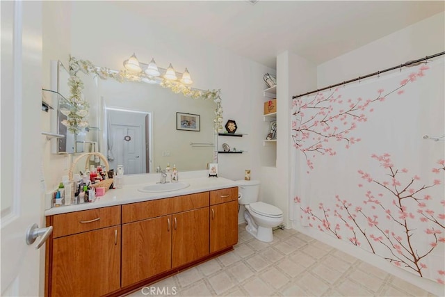 735 Francesca Dr, Walnut, CA 91789 - bathroom featuring tile patterned floors, vanity, and toilet